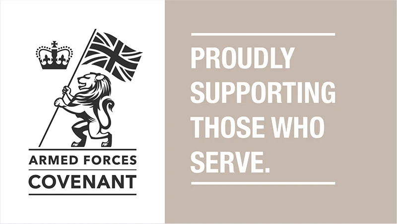 Armed Forces Covenant - Proudly Supporting