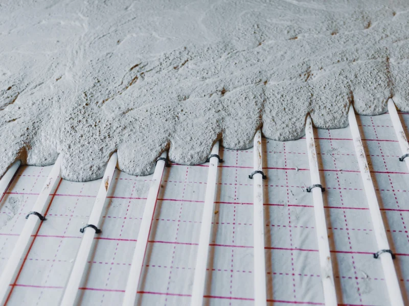 How to specify a wet underfloor heating system